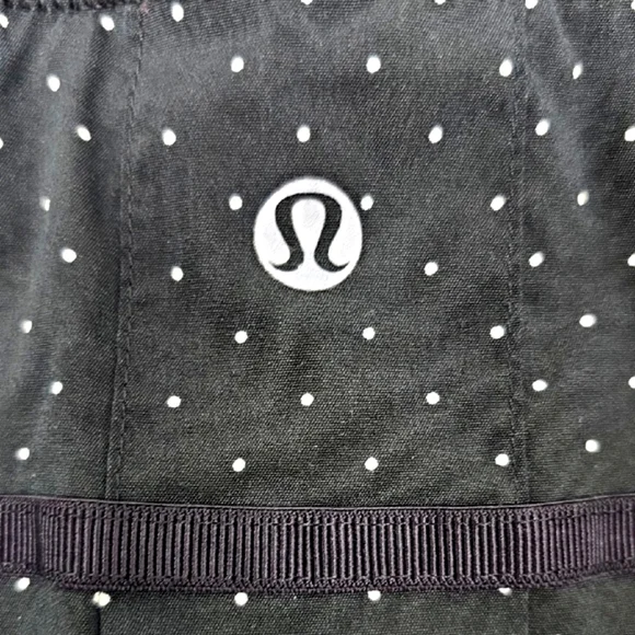 Lululemon Pace Setter Skort Skirt Sweet Polk Spot Black Pretty Palm Pleated Sz 4 - Picture 6 of 14